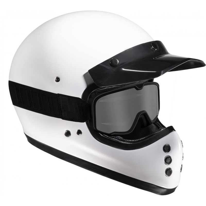 Casco integral de moto HJC V60 Solid blanco