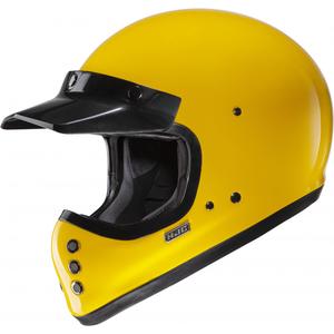 Casco integral de motocicleta HJC V60 Solid amarillo intenso