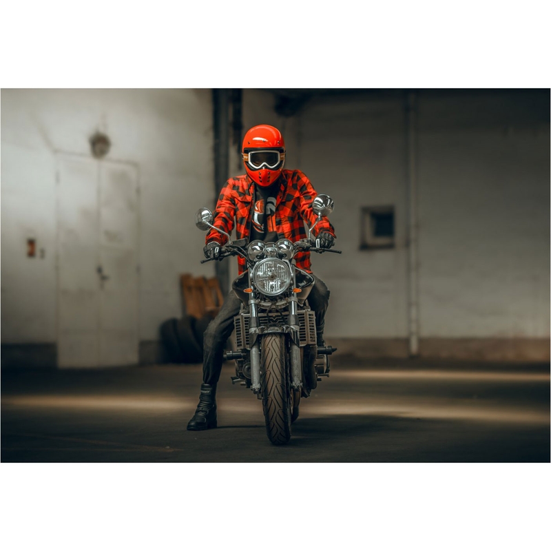 Casco integral de motocicleta HJC V60 Solid rojo intenso