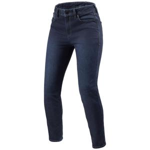 Vaqueros de moto Revit Marzia Skinny short para mujer - Azul