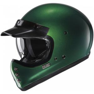 Casco integral de motocicleta HJC V60 Solid verde oscuro