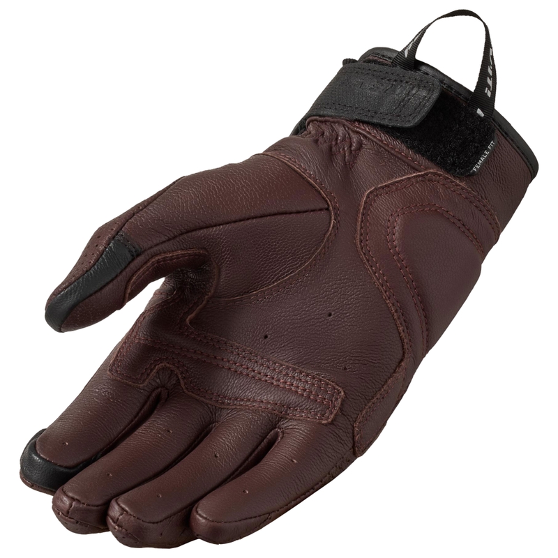 Guantes de moto para mujer Revit New Heights color morado berenjena