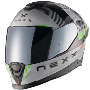 Casco integral de moto NEXX Y.100R Fade gris-negro