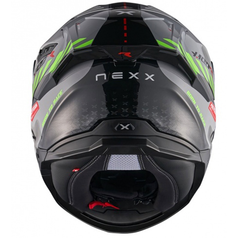 Casco integral de moto NEXX Y.100R Fade gris-negro liquidación
