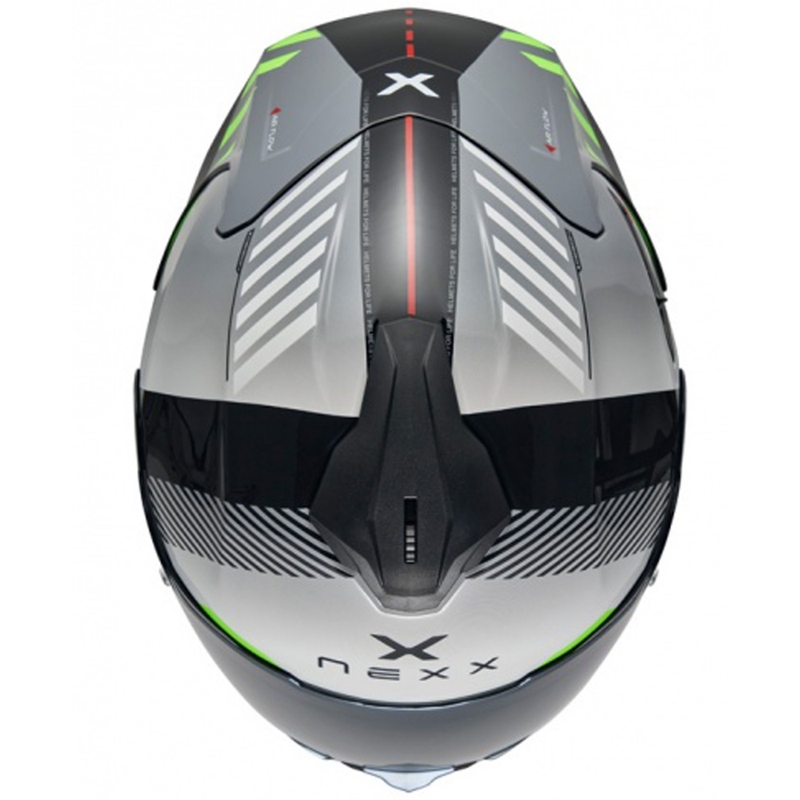 Casco integral de moto NEXX Y.100R Fade gris-negro liquidación