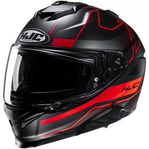 Casco integral de moto HJC i71 Iorix MC1SF negro-rojo