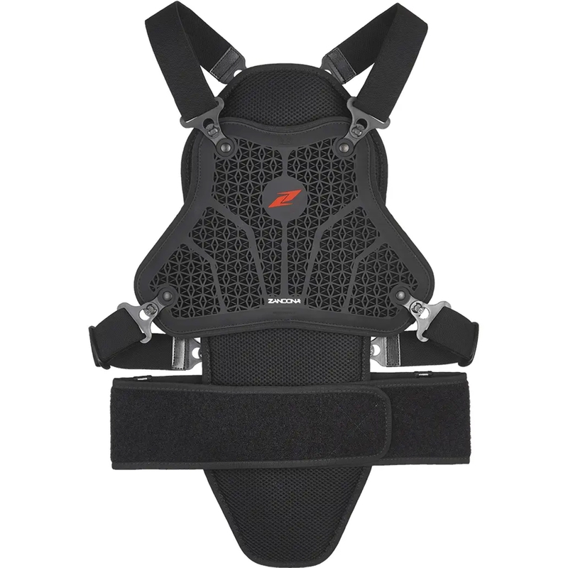Protector de columna y pecho para niños Zandona Netcube Armour X9 negro 151 - 165 cm