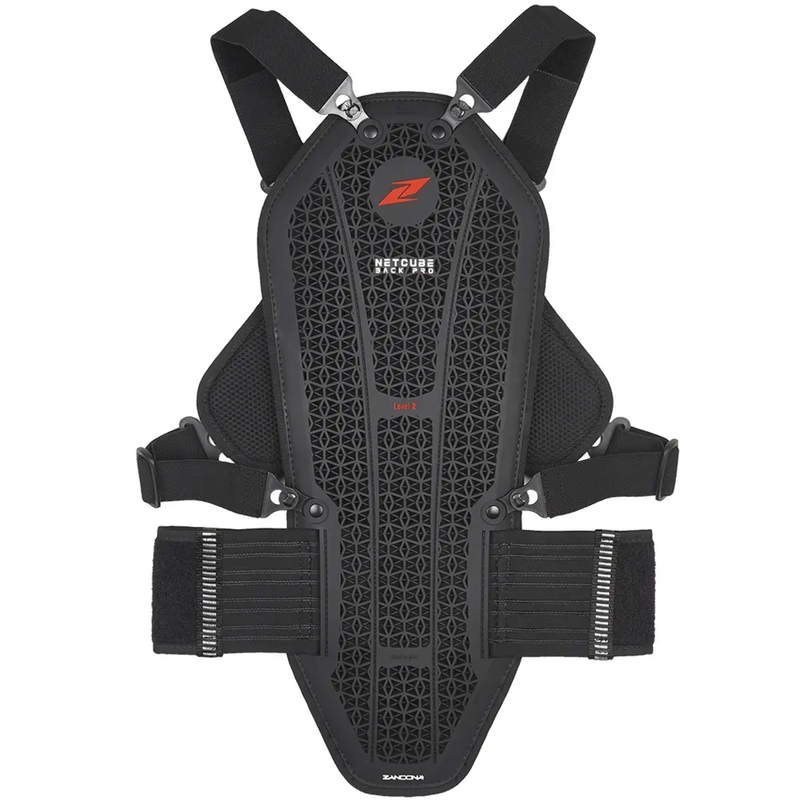 Protector de columna y pecho para niños Zandona Netcube Armour X9 negro 151 - 165 cm