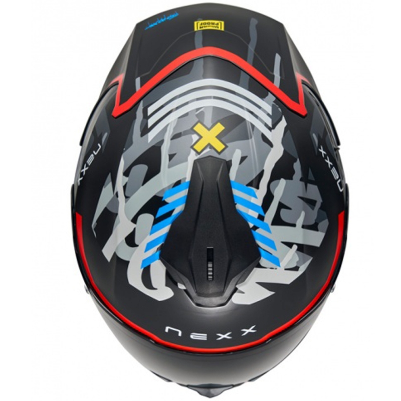 Casco integral de moto NEXX Y.100R Urbangram negro-rojo liquidación