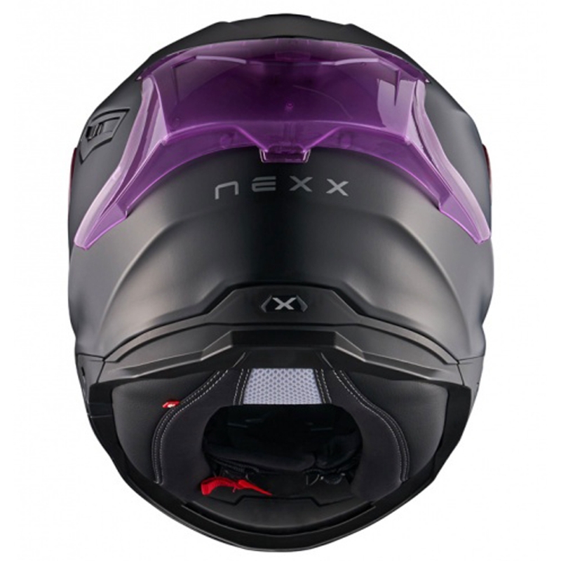 Casco integral de moto NEXX Y.100R Subsonic negro mate-rosa