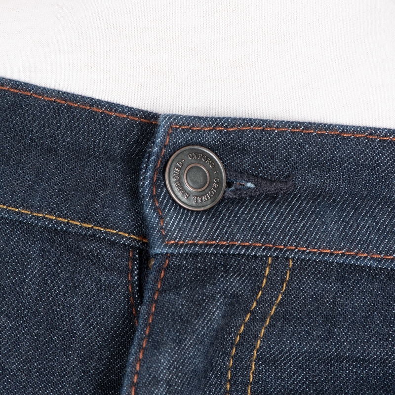 Vaqueros Oxford Originales Aprobados AAA Slim Jeans Motociclistas Azul Lavado