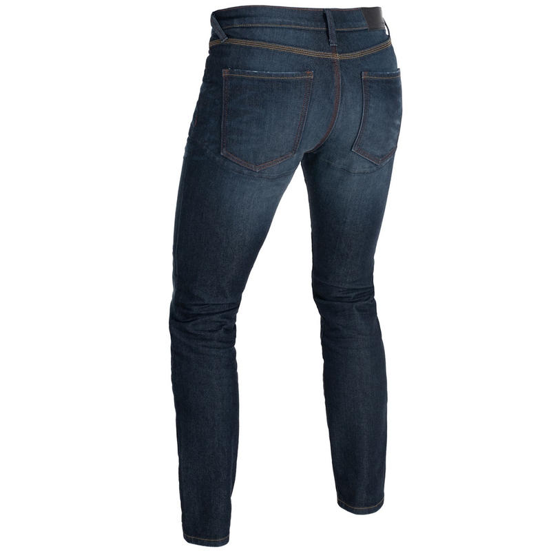 Vaqueros Oxford Originales Aprobados AAA Slim Jeans Motociclistas Azul Lavado