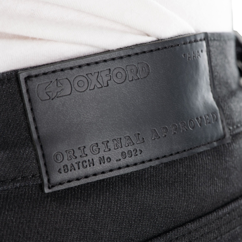 Vaqueros de moto Oxford Original Approved AAA Slim Jeans negros