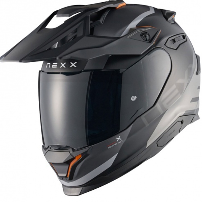 Casco de moto enduro NEXX Y.TRAVL Quest negro mate-gris liquidación
