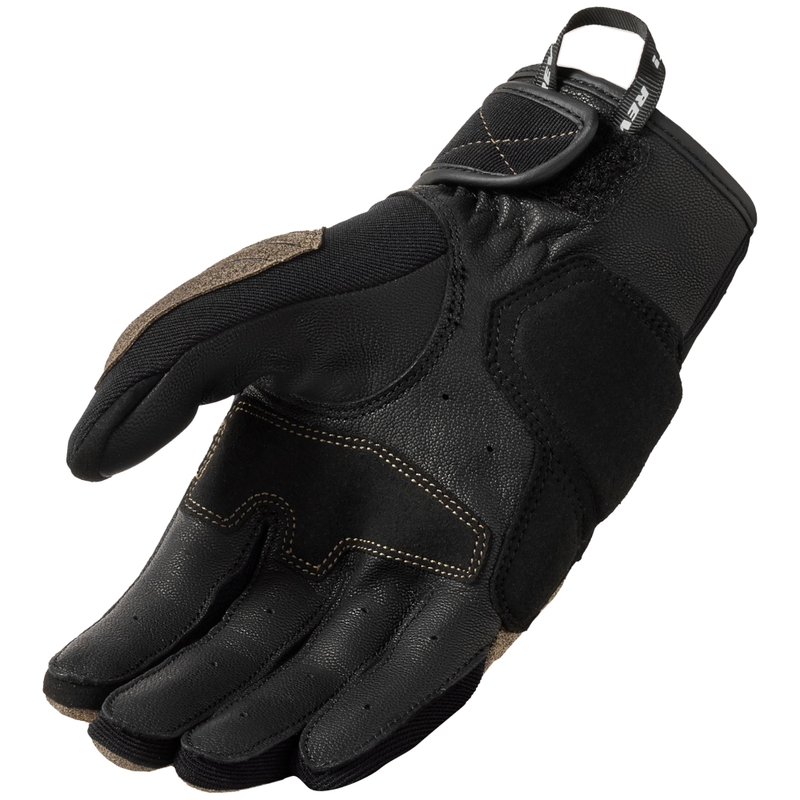 Guantes de moto Revit Montford color negro arena