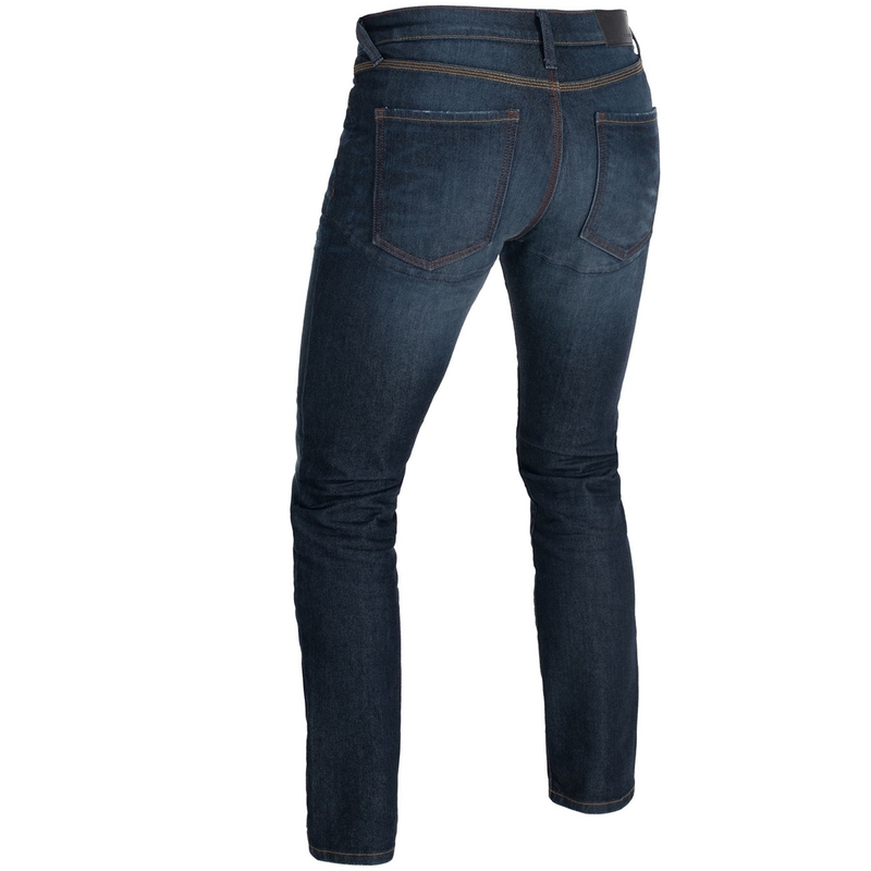 Vaqueros Oxford originales aprobados AAA rectos, vaqueros de moto, lavados en azul