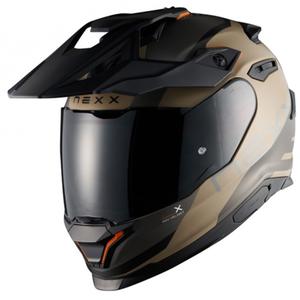 Casco de moto enduro NEXX Y.TRAVL Quest negro arena mate