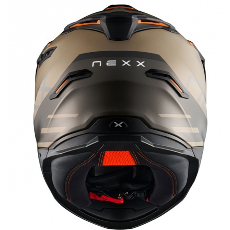 Casco de moto enduro NEXX Y.TRAVL Quest negro arena mate