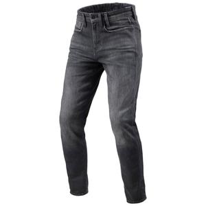 Vaqueros de moto Revit Kai Skinny Short Mid Grey Stone