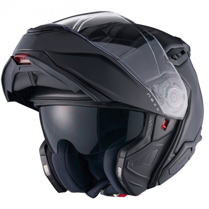 Casco de moto abatible Nexx X.Lifetour Plain negro mate liquidación