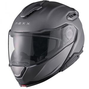 Casco de moto abatible Nexx X.Lifetour Plain titanio mate