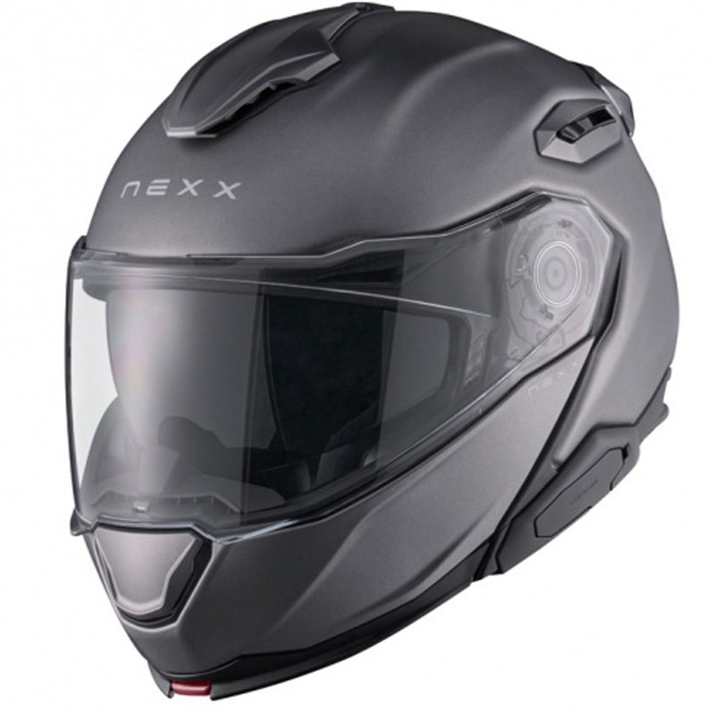Casco de moto abatible Nexx X.Lifetour Plain titanio mate