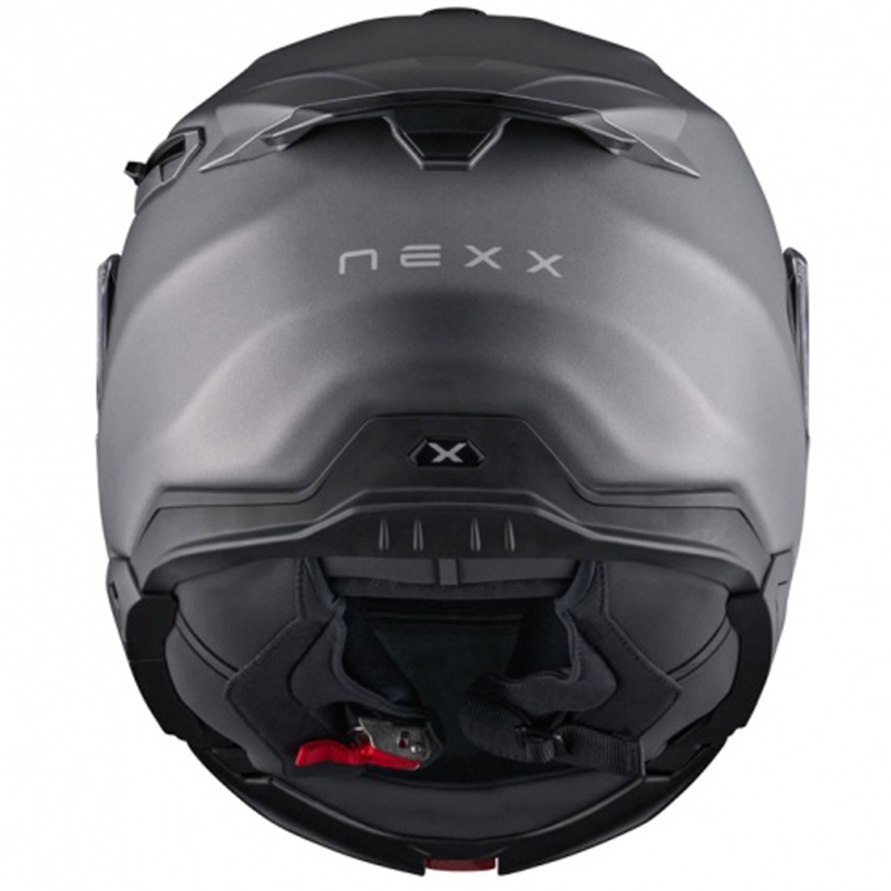 Casco de moto abatible Nexx X.Lifetour Plain titanio mate