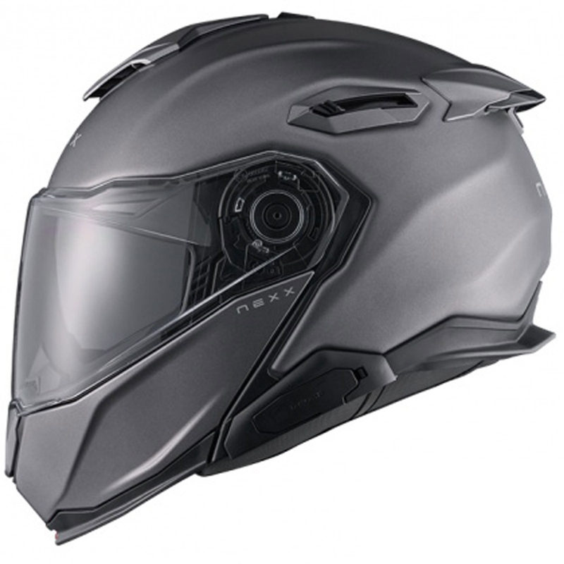 Casco de moto abatible Nexx X.Lifetour Plain titanio mate