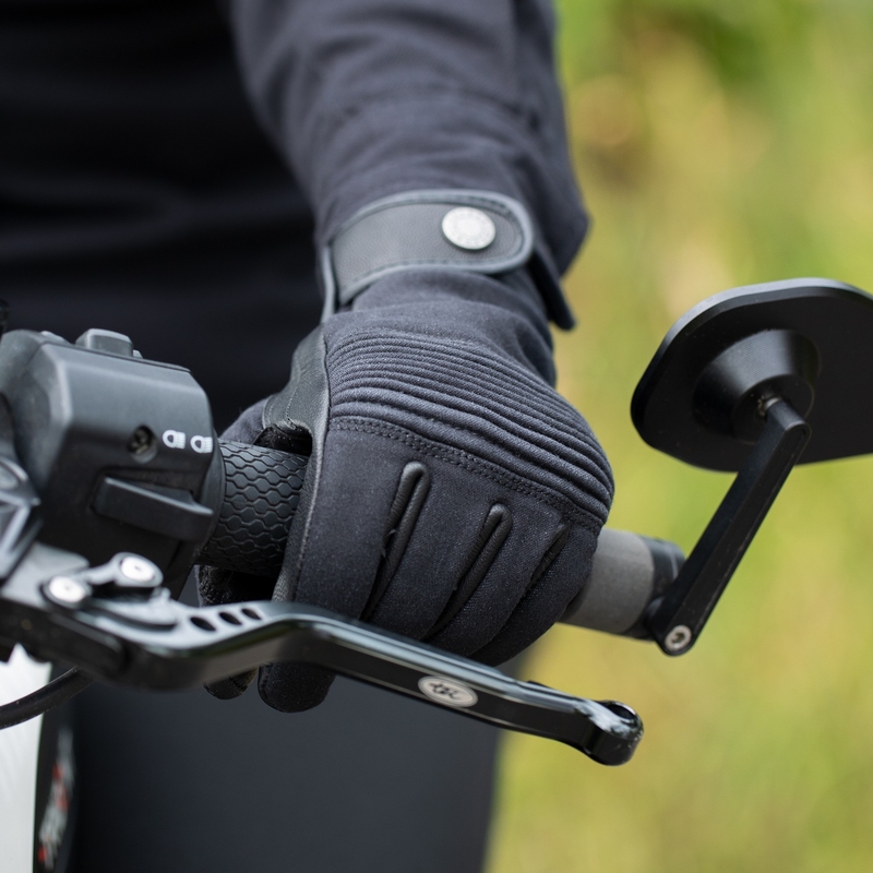 Guantes de moto para mujer Oxford Kickback negros
