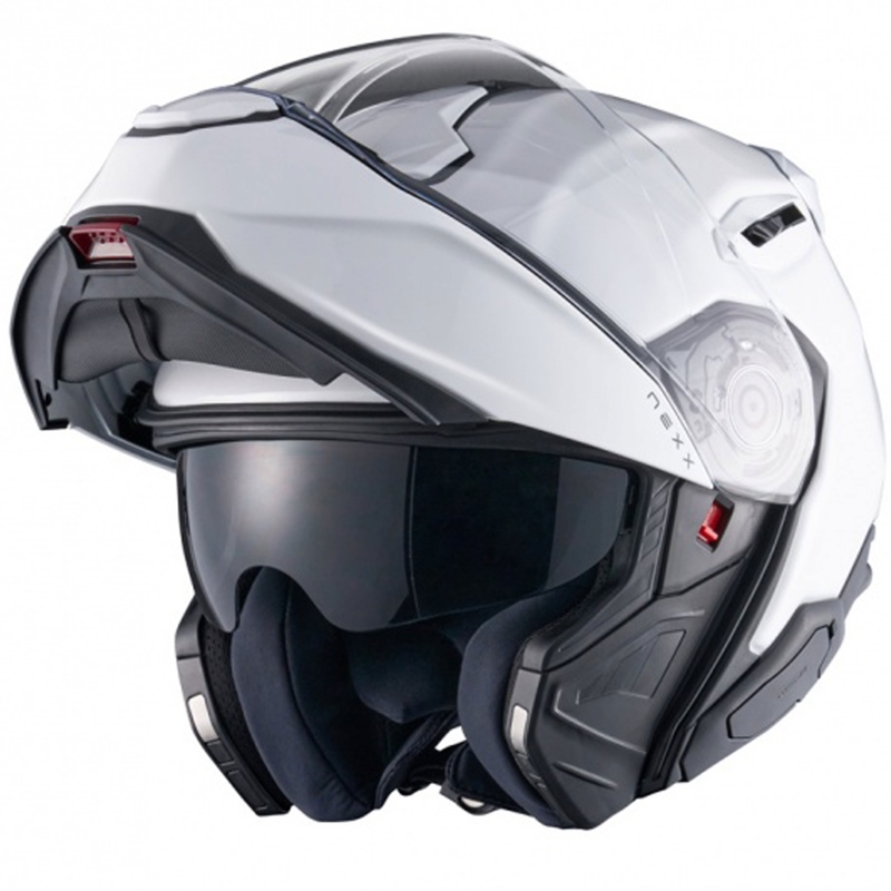 Casco de moto abatible Nexx X.Lifetour Plain blanco mate