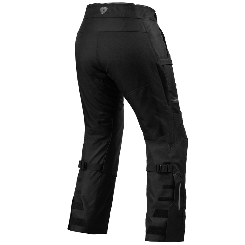 Pantalones de moto largos para mujer Revit Sand 5 H2O negros
