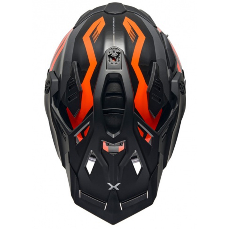 Casco de moto enduro Nexx X.WED3 Gobi naranja-blanco liquidación