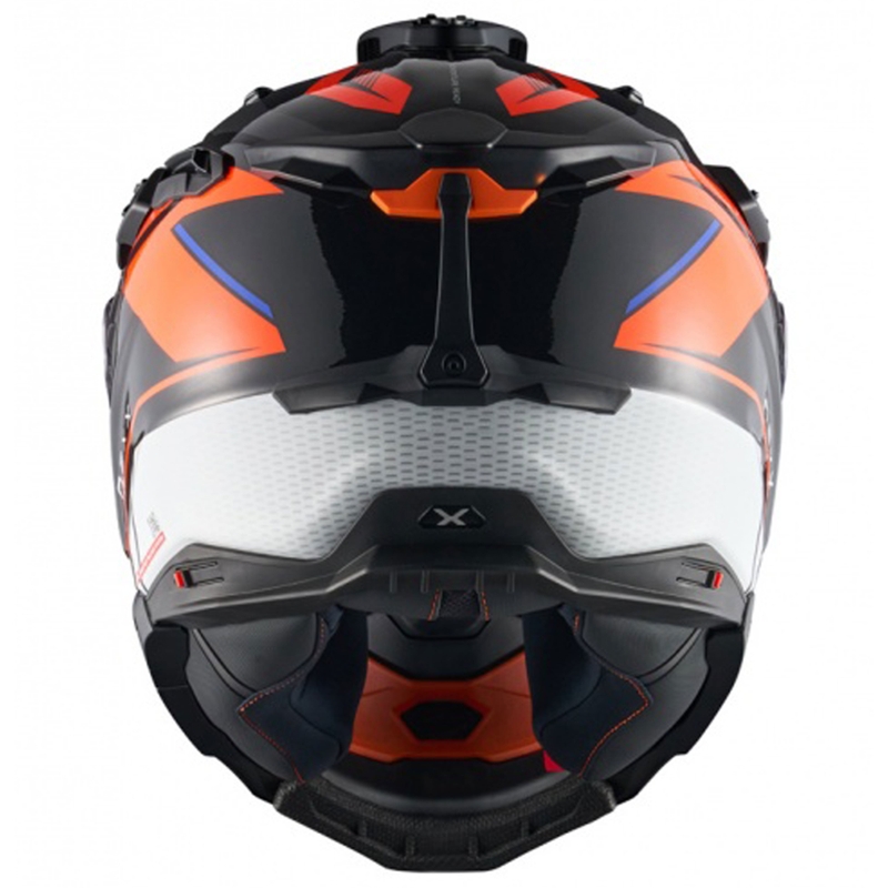 Casco de moto enduro Nexx X.WED3 Gobi naranja-blanco liquidación