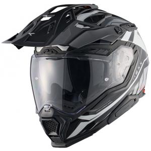 Casco de moto enduro Nexx X.WED3 Gobi blanco-gris