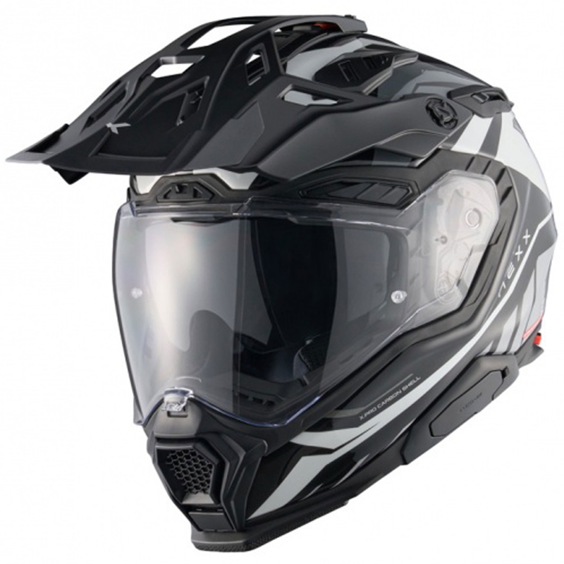 Casco de moto enduro Nexx X.WED3 Gobi blanco-gris liquidación