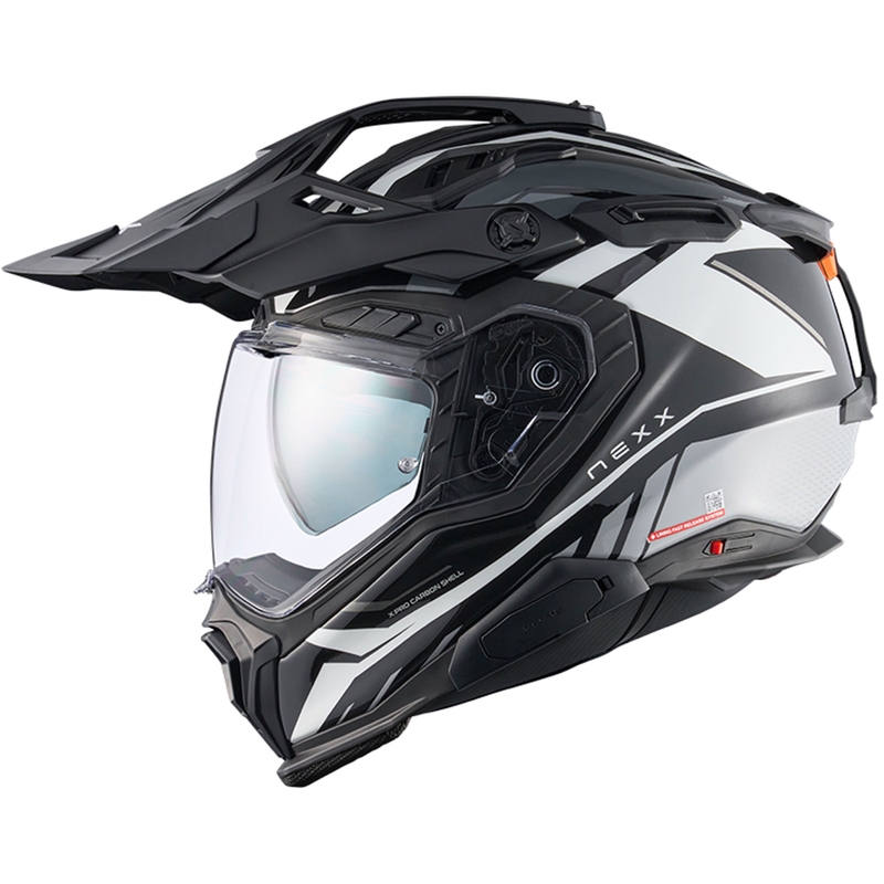 Casco de moto enduro Nexx X.WED3 Gobi blanco-gris liquidación