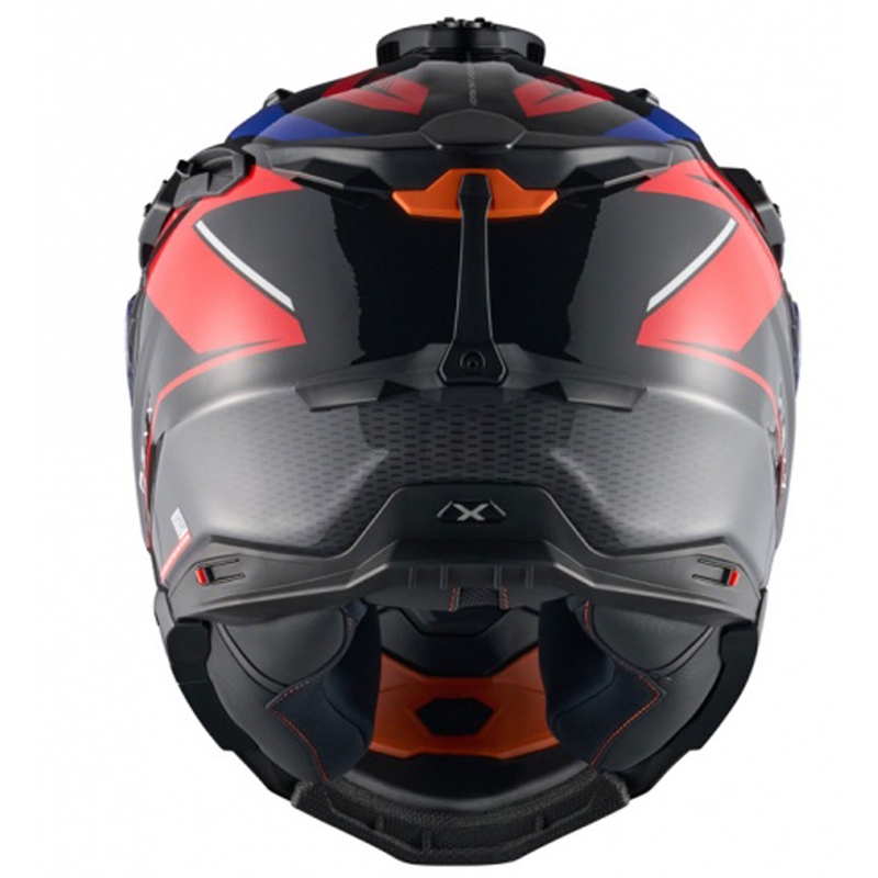 Casco de moto enduro Nexx X.WED3 Gobi azul-rojo