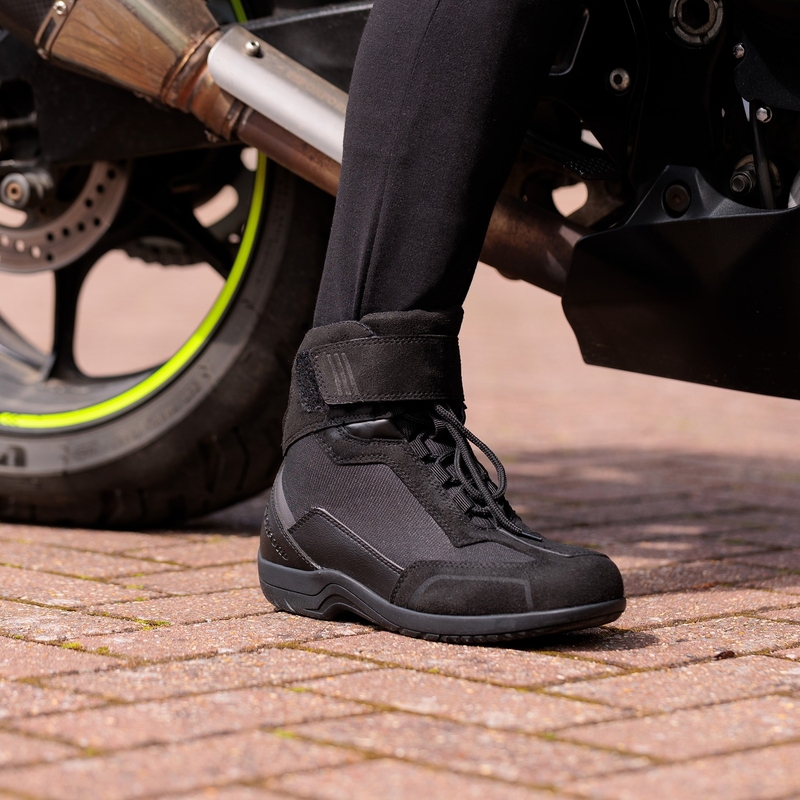 Botas de moto para mujer Oxford Spartan Air negras