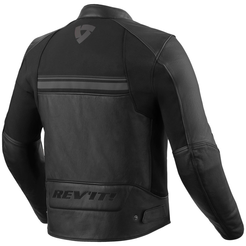 Chaqueta de moto Revit Mile 2 negra