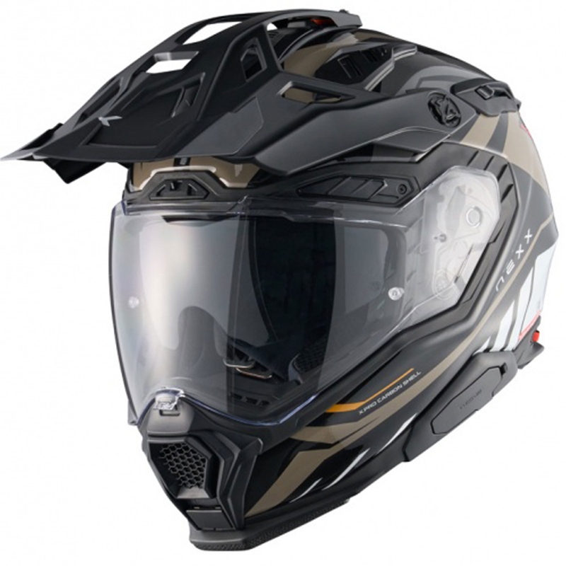 Casco de moto enduro Nexx X.WED3 Gobi blanco arena