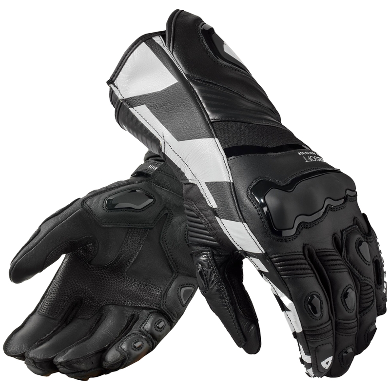 Guantes de moto Revit Jerez 4 negro-blanco