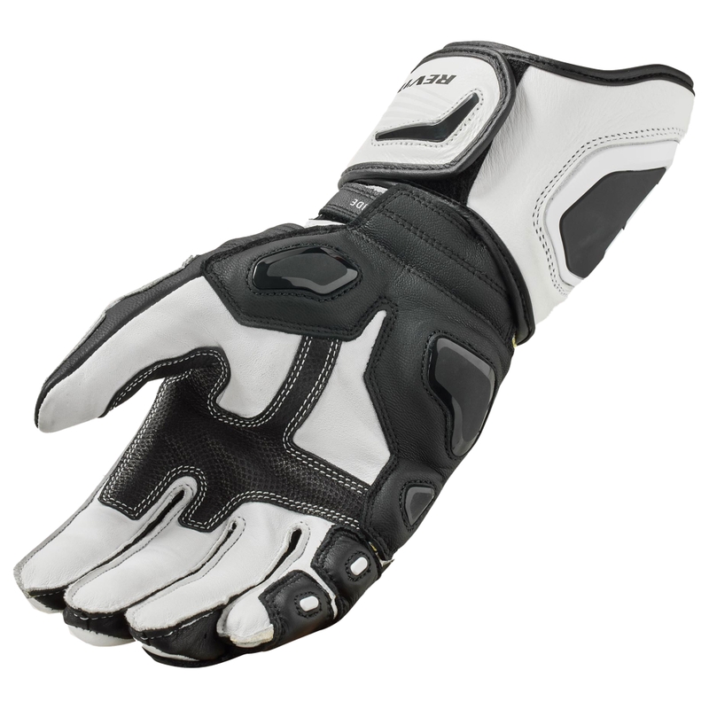 Guantes de moto Revit Jerez 4 blanco-negro