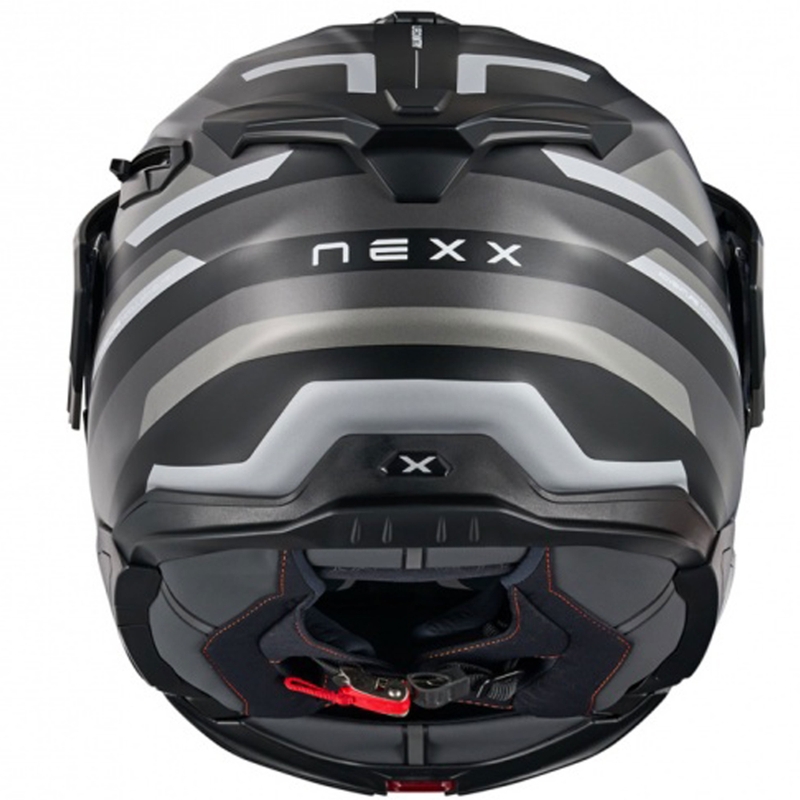 Casco de moto abatible Nexx X.Lifecountry Westbound negro mate-gris