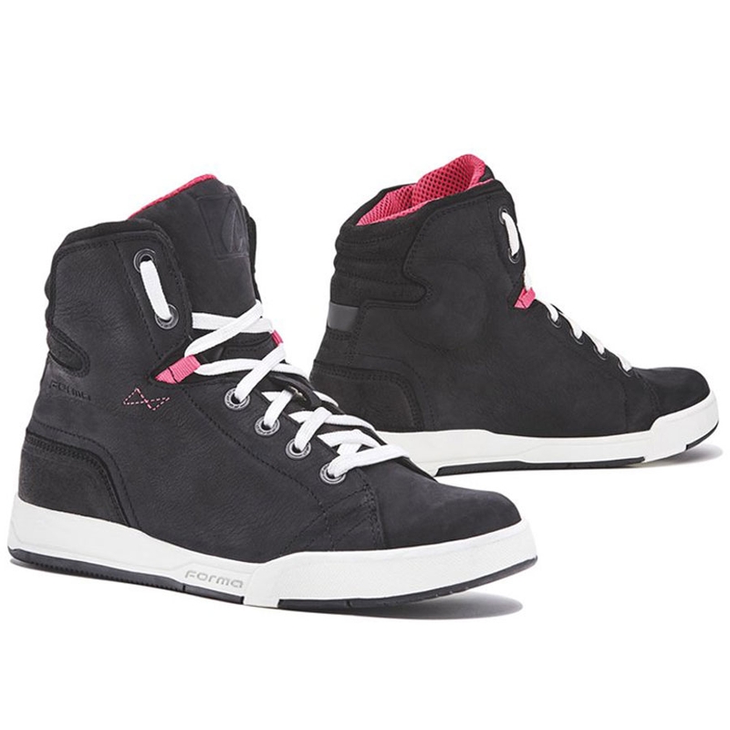 Botas de moto para mujer Forma Swift Lady Dry negro-blanco