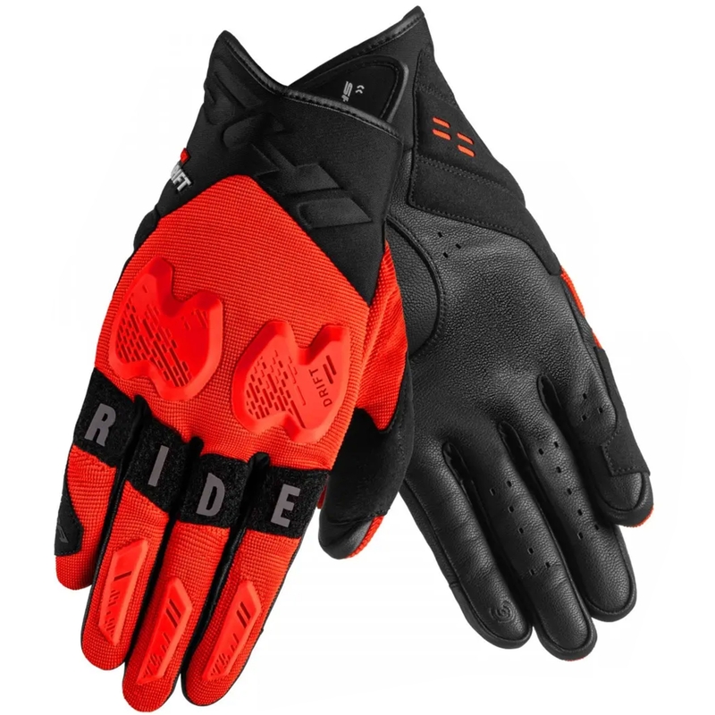 Guantes de moto Shima Drift rojo-negro
