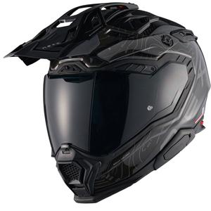 Casco de moto enduro Nexx X.WED3 Furka negro-gris