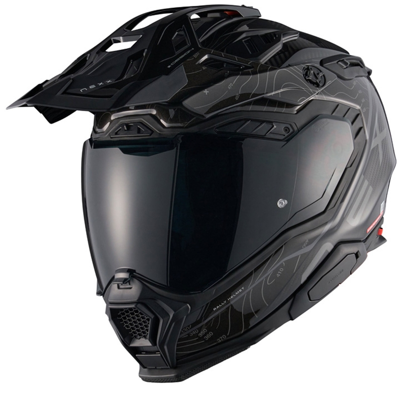Casco de moto enduro Nexx X.WED3 Furka negro-gris