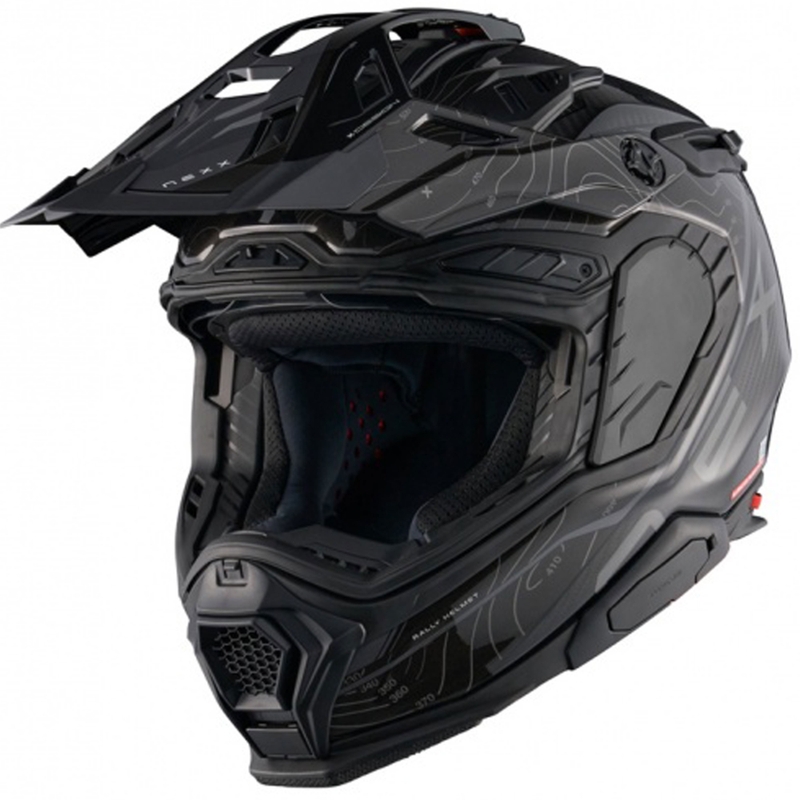 Casco de moto enduro Nexx X.WED3 Furka negro-gris