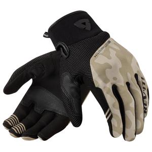 Guantes de moto Revit Surge color negro arena