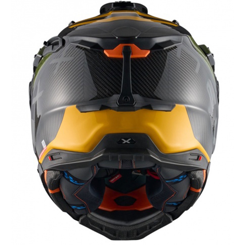 Casco de moto enduro Nexx X.WED3 Furka verde-amarillo